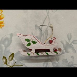 Santa Sleigh Ornament